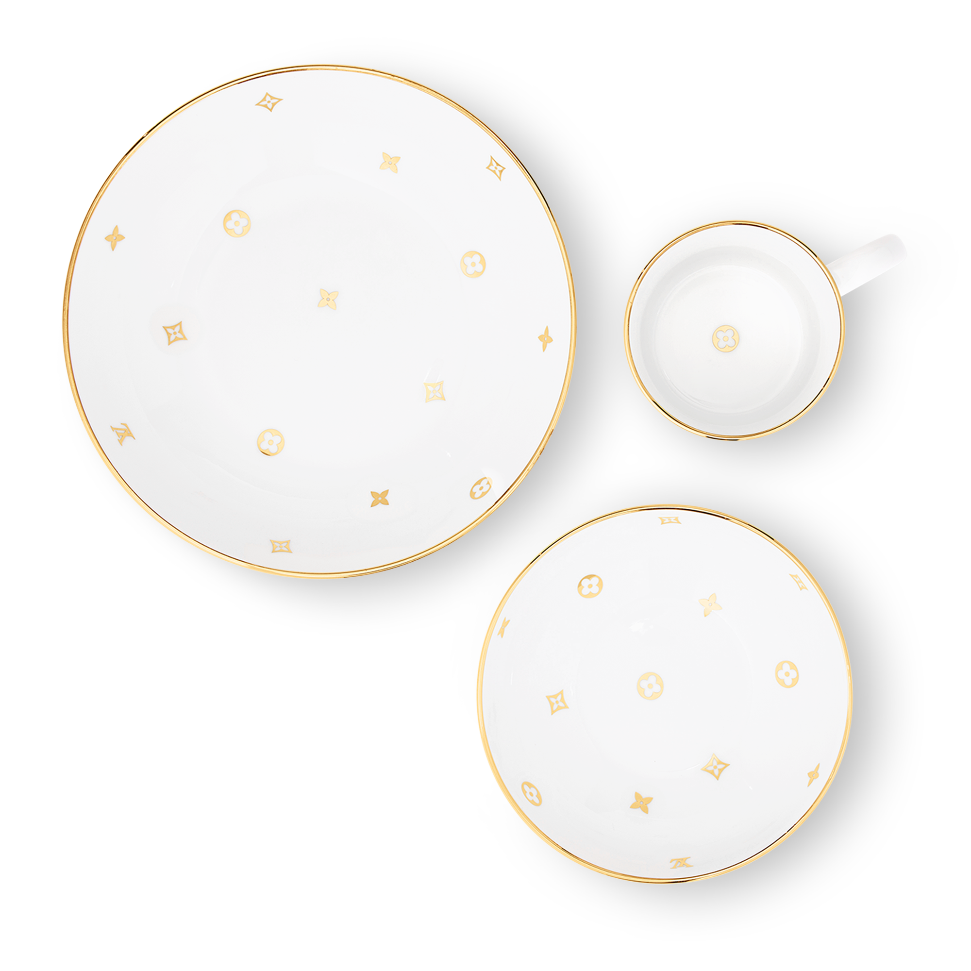 S00 Gifts for Babies } Meli-Melo Gold Porcelain Set | Louis Vuitton ® (Product zoom)