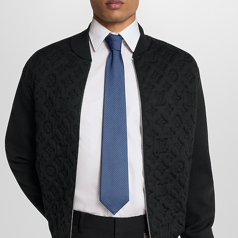 S00 For Men New Formal Micro Damier Tie | Louis Vuitton ® (Product zoom)