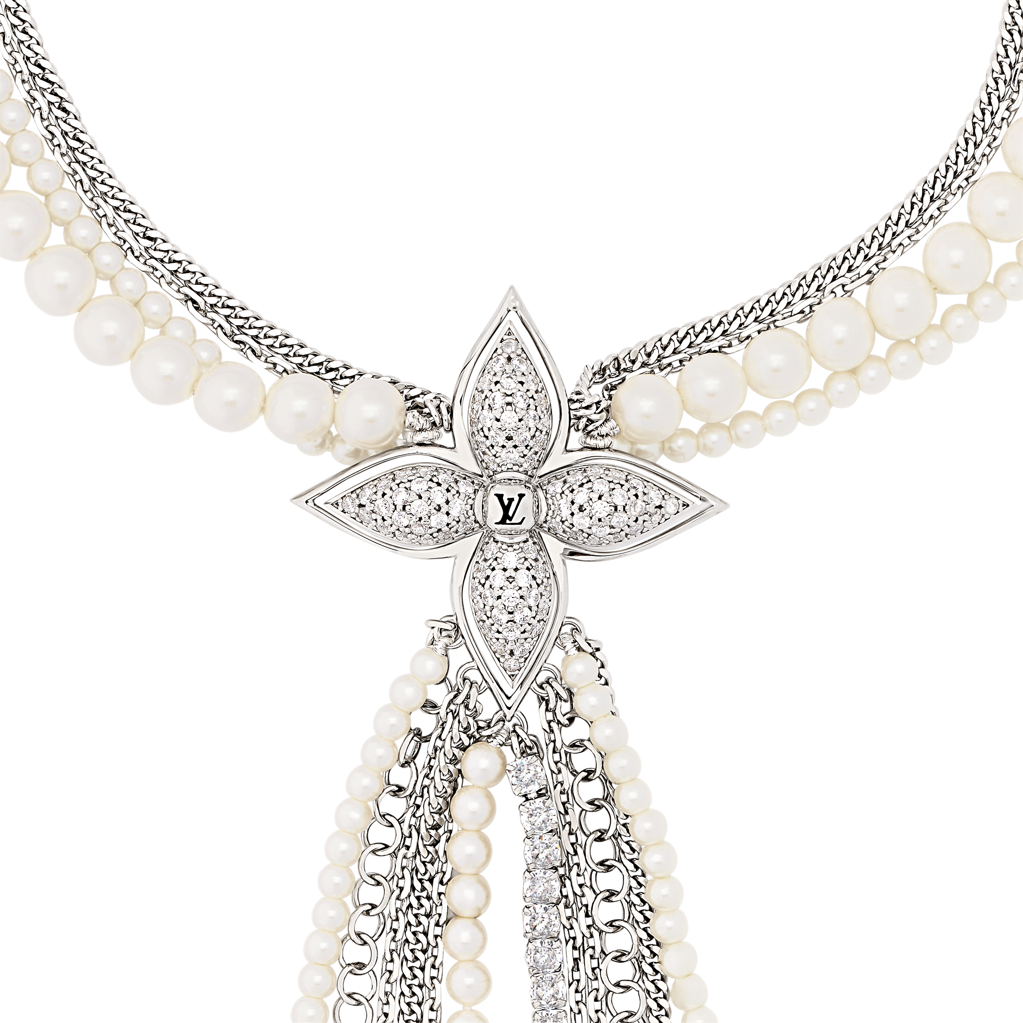 Midnight Flower Necklace