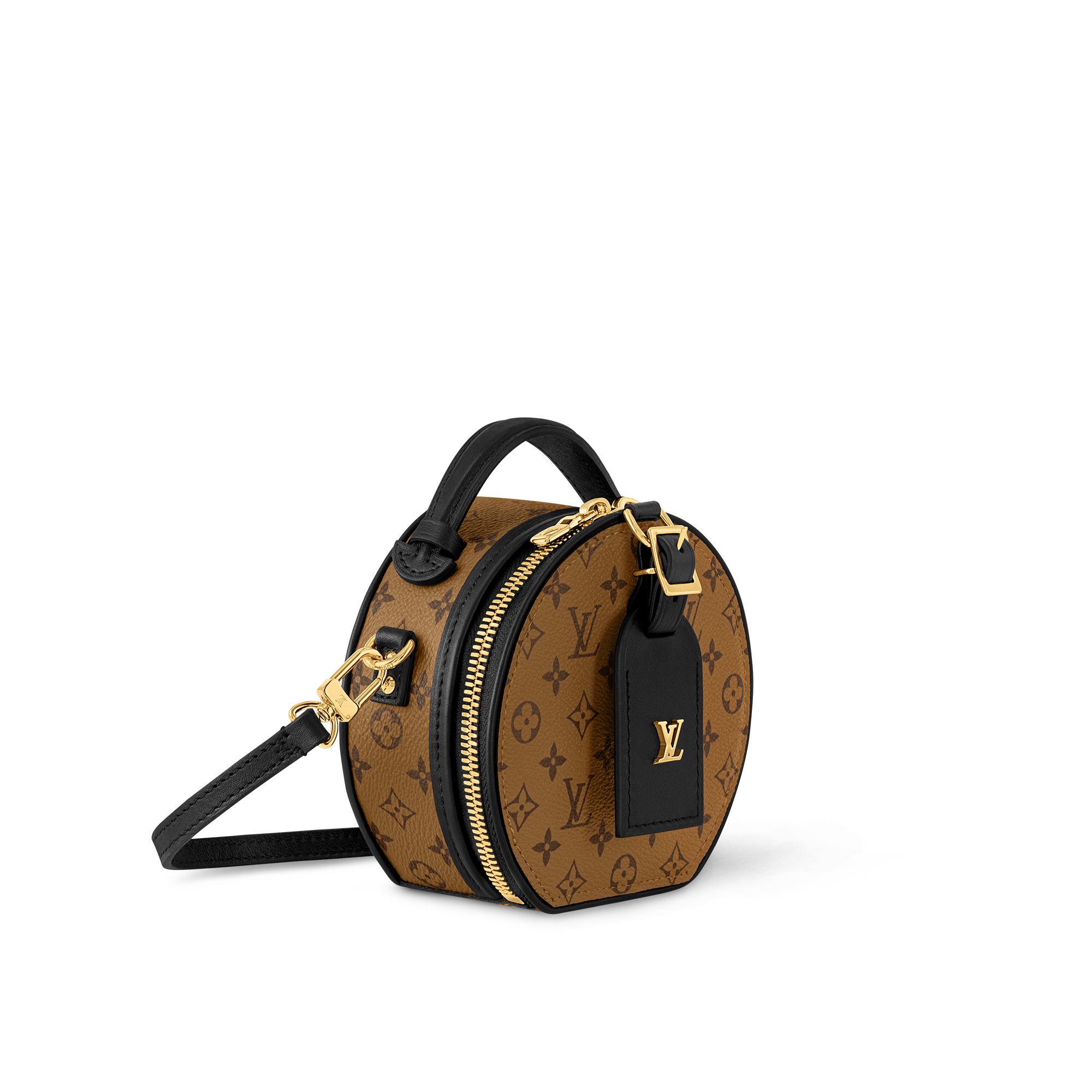 Monogram Reverse Small Leather Goods Wallets on Chain and Nano Bags Mini Boite Chapeau | Louis Vuitton ® (Product zoom)