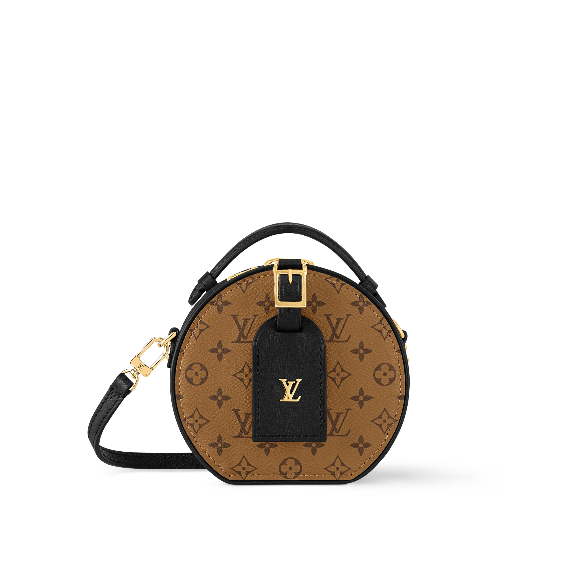 Monogram Reverse Small Leather Goods Wallets on Chain and Nano Bags Mini Boite Chapeau | Louis Vuitton ® (Product zoom)
