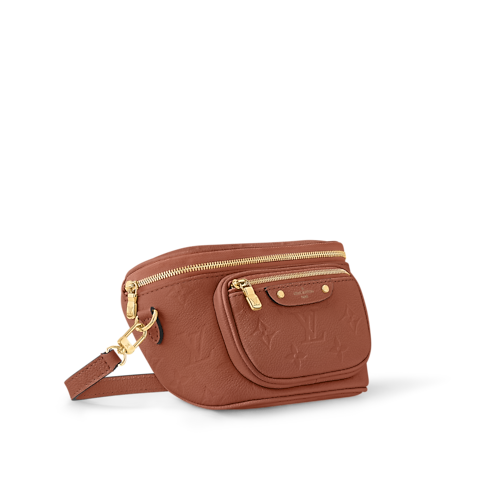 Monogram Empreinte Leather Handbags All Handbags Mini Bumbag | Louis Vuitton ® (Product zoom)