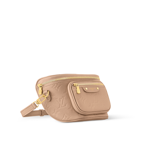 Monogram Empreinte Leather Handbags All Handbags Mini Bumbag | Louis Vuitton ® (Product zoom)