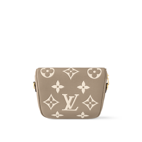 Bicolor Monogram Empreinte Leather Small Leather Goods Wallets on Chain and Nano Bags Mini Bumbag | Louis Vuitton ® (Product zoom)