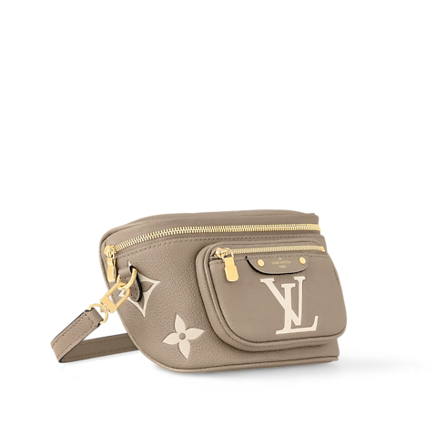 Bicolor Monogram Empreinte Leather Small Leather Goods Wallets on Chain and Nano Bags Mini Bumbag | Louis Vuitton ® (Product zoom)