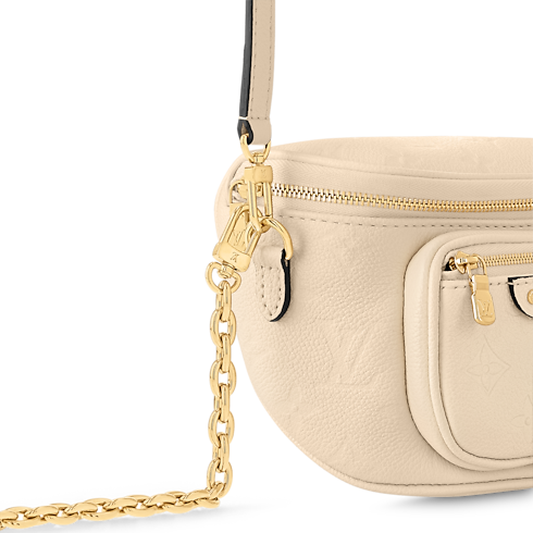 Monogram Empreinte Leather Handbags All Handbags Mini Bumbag | Louis Vuitton ® (Product zoom)