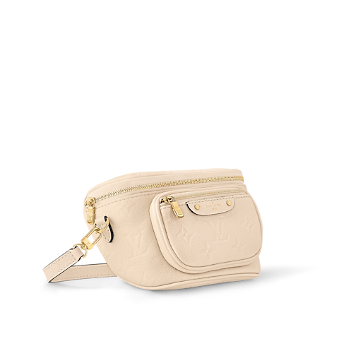 Monogram Empreinte Leather Handbags All Handbags Mini Bumbag | Louis Vuitton ® (Product zoom)