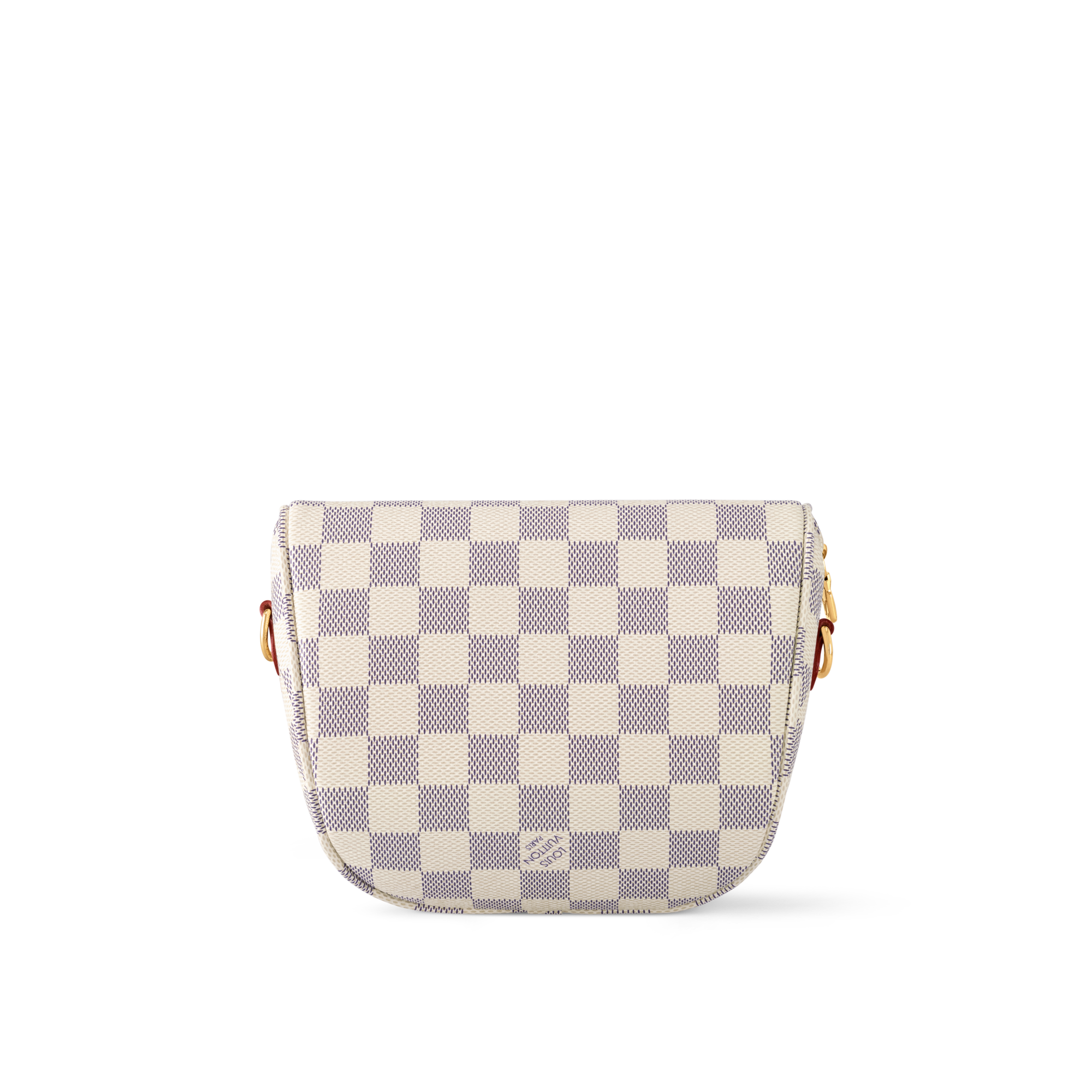 Damier Azur Small Leather Goods Wallets on Chain and Nano Bags Mini Bumbag | Louis Vuitton ® (Product zoom)