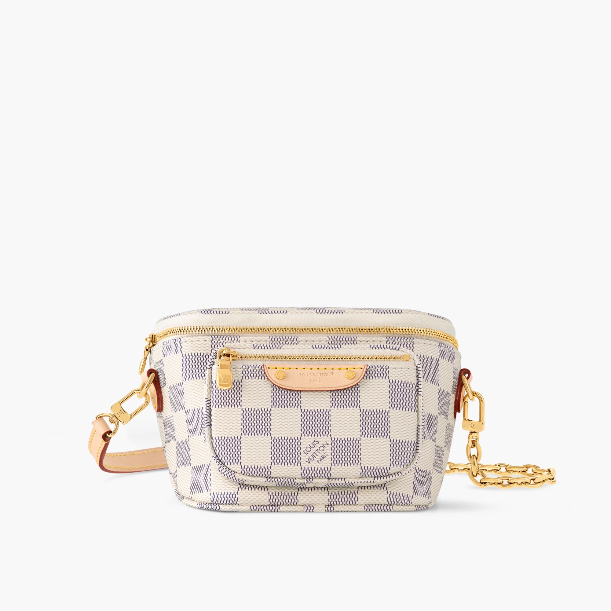 Mini Bumbag Damier Azur Women Small Leather Goods LOUIS