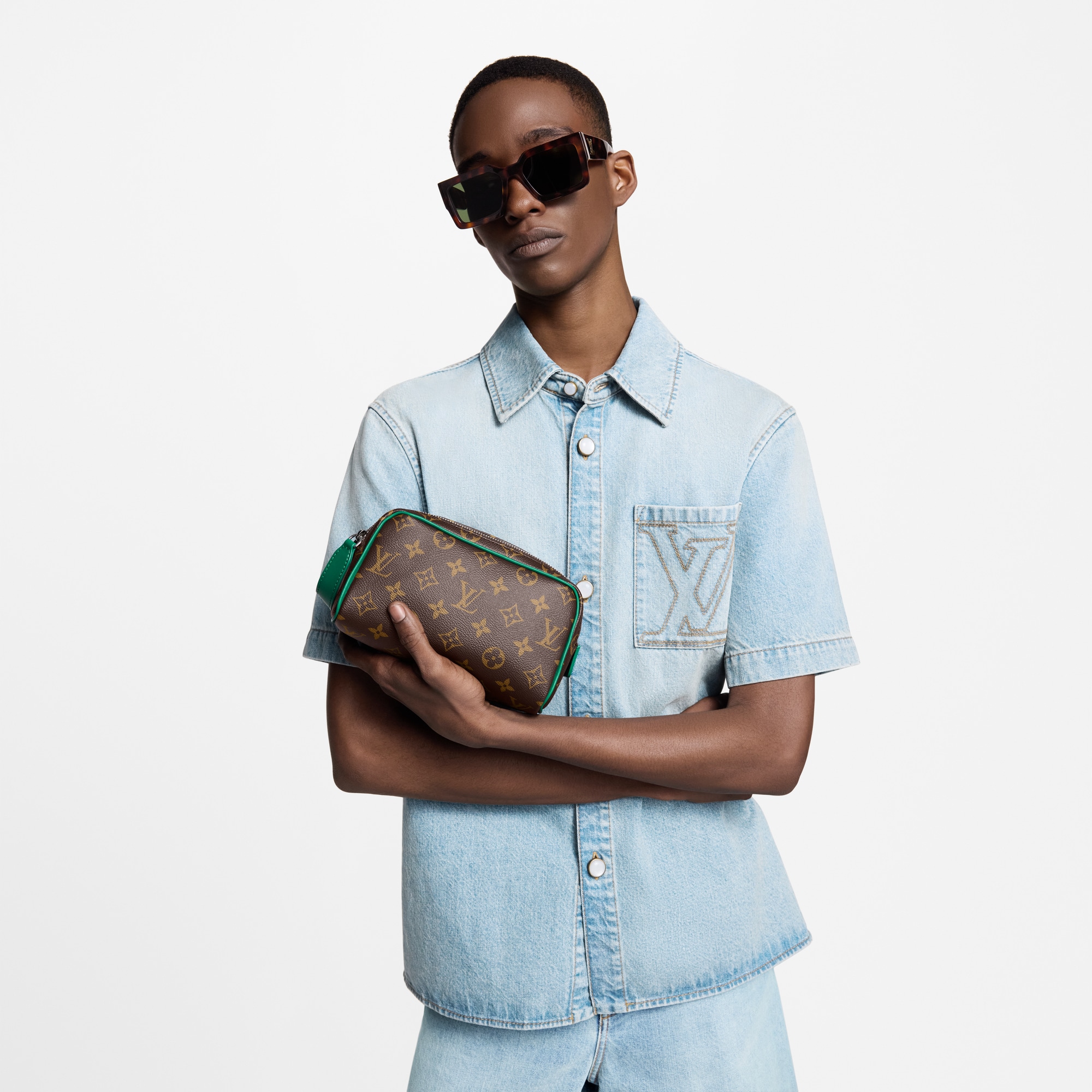 Monogram Macassar Canvas Travel Travel Accessories Mini Dopp Kit | Louis Vuitton ® (Product zoom)