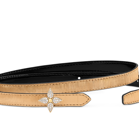 Accessories Belts Mini Flowergram Reversible 15mm Belt | Louis Vuitton ® (Product zoom)