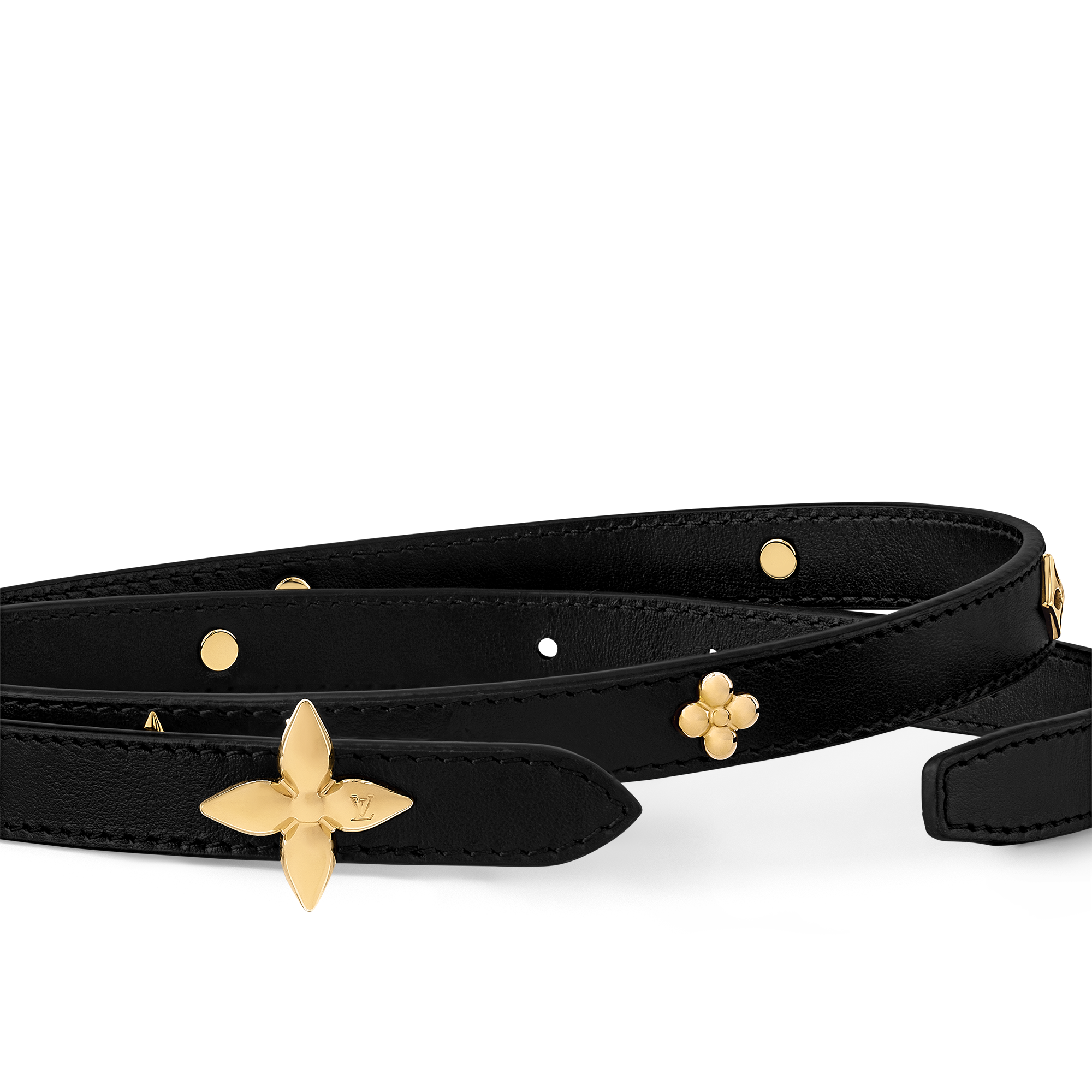  Accessories Belts Mini Flowergram Studs 15mm Belt | Louis Vuitton ® (Product zoom)