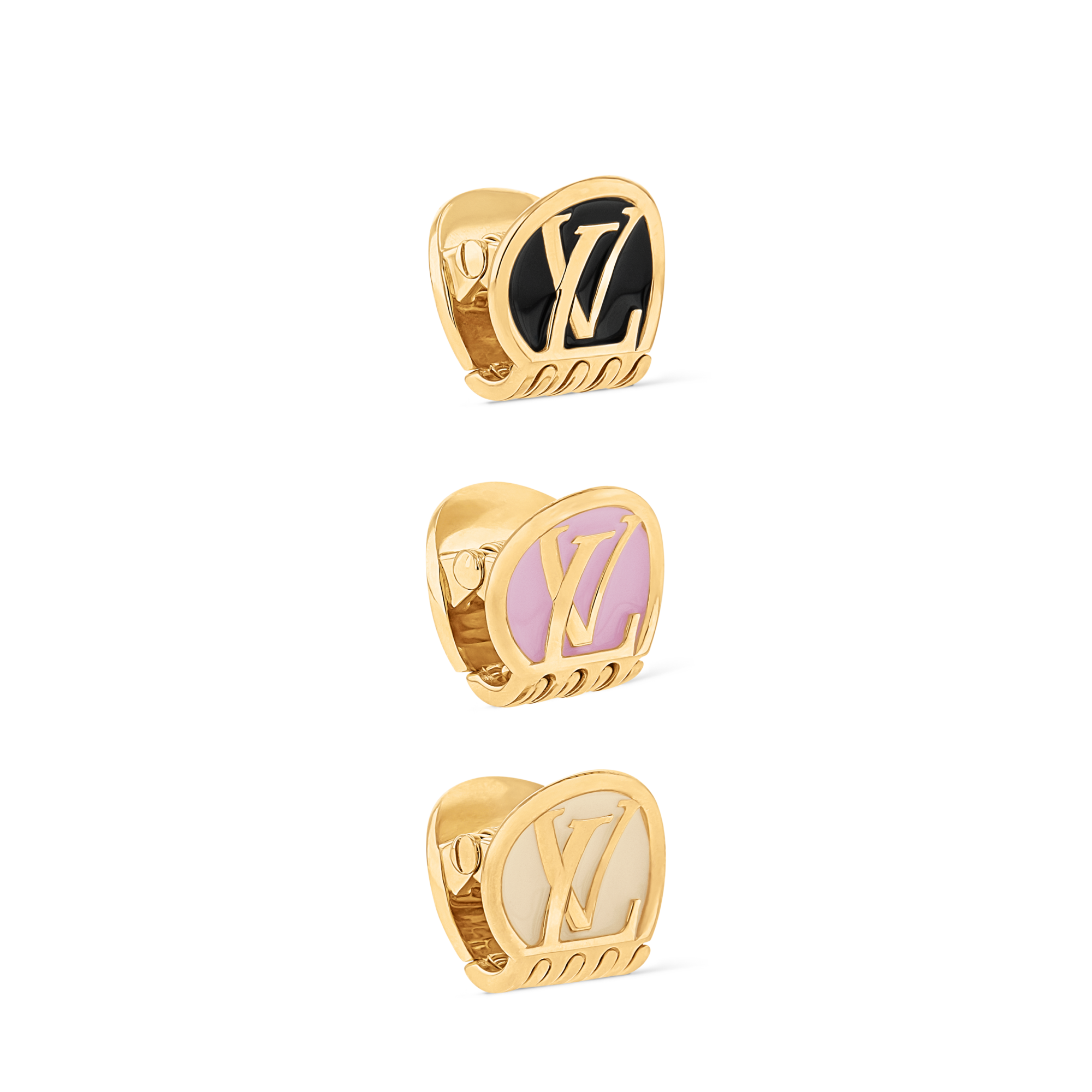 S00 Accessories Hair Accessories Mini LV Trio Hair Clips | Louis Vuitton ® (Product zoom)