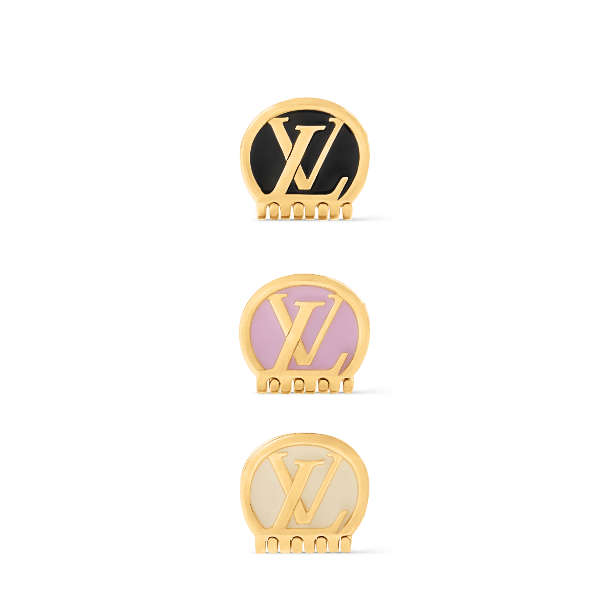S00 Accessories Hair Accessories Mini LV Trio Hair Clips | Louis Vuitton ® (Product zoom)