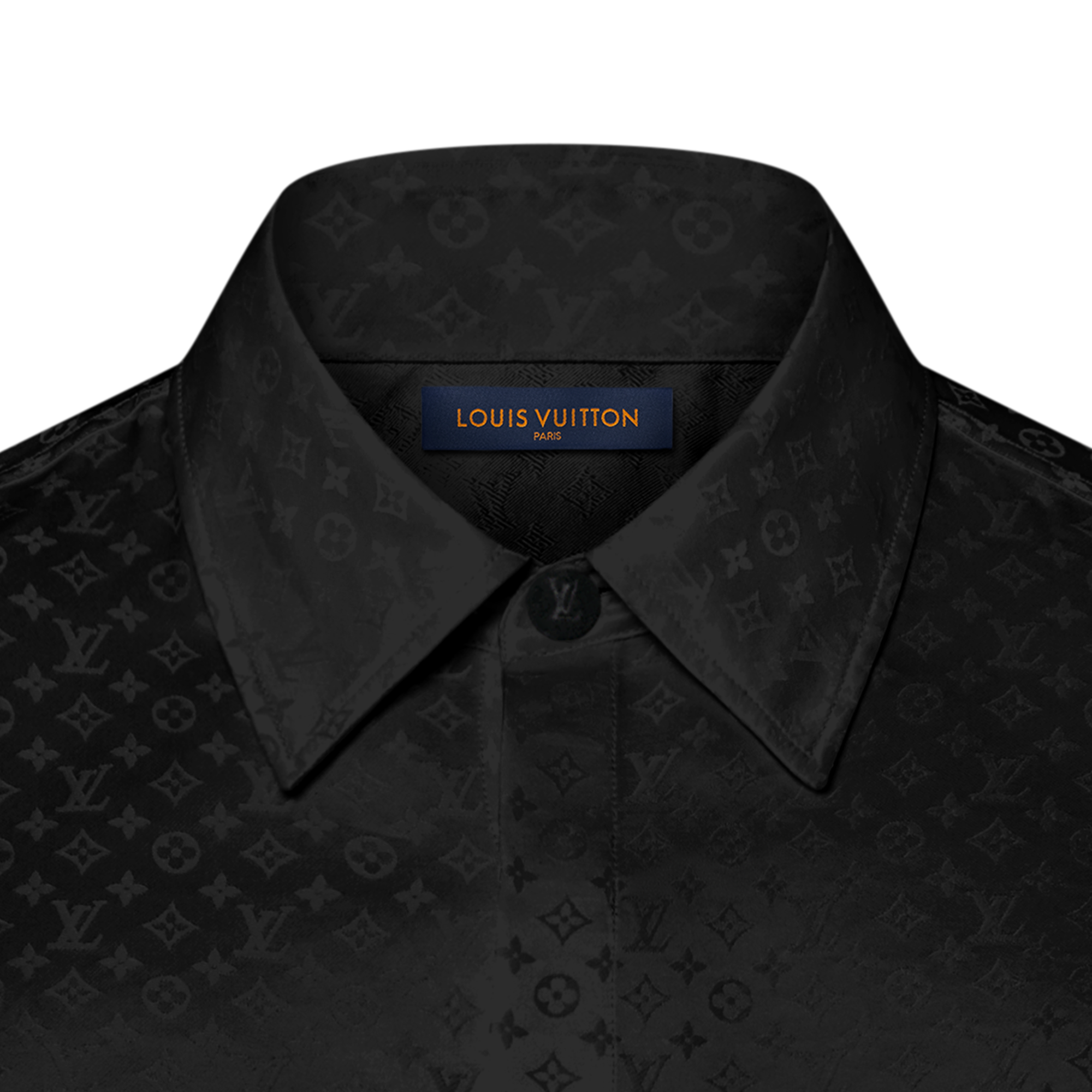  Ready-to-Wear Shirts Mini Monogram Silk Evening Shirt | Louis Vuitton ® (Product zoom)