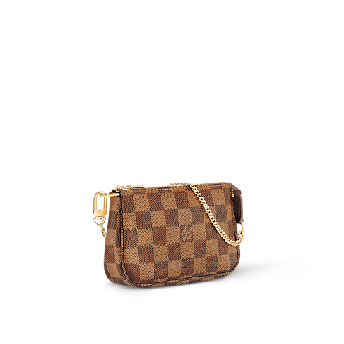 Damier Ebene Small Leather Goods All Small Leather Goods Mini Pochette Accessoires | Louis Vuitton ® (Product zoom)