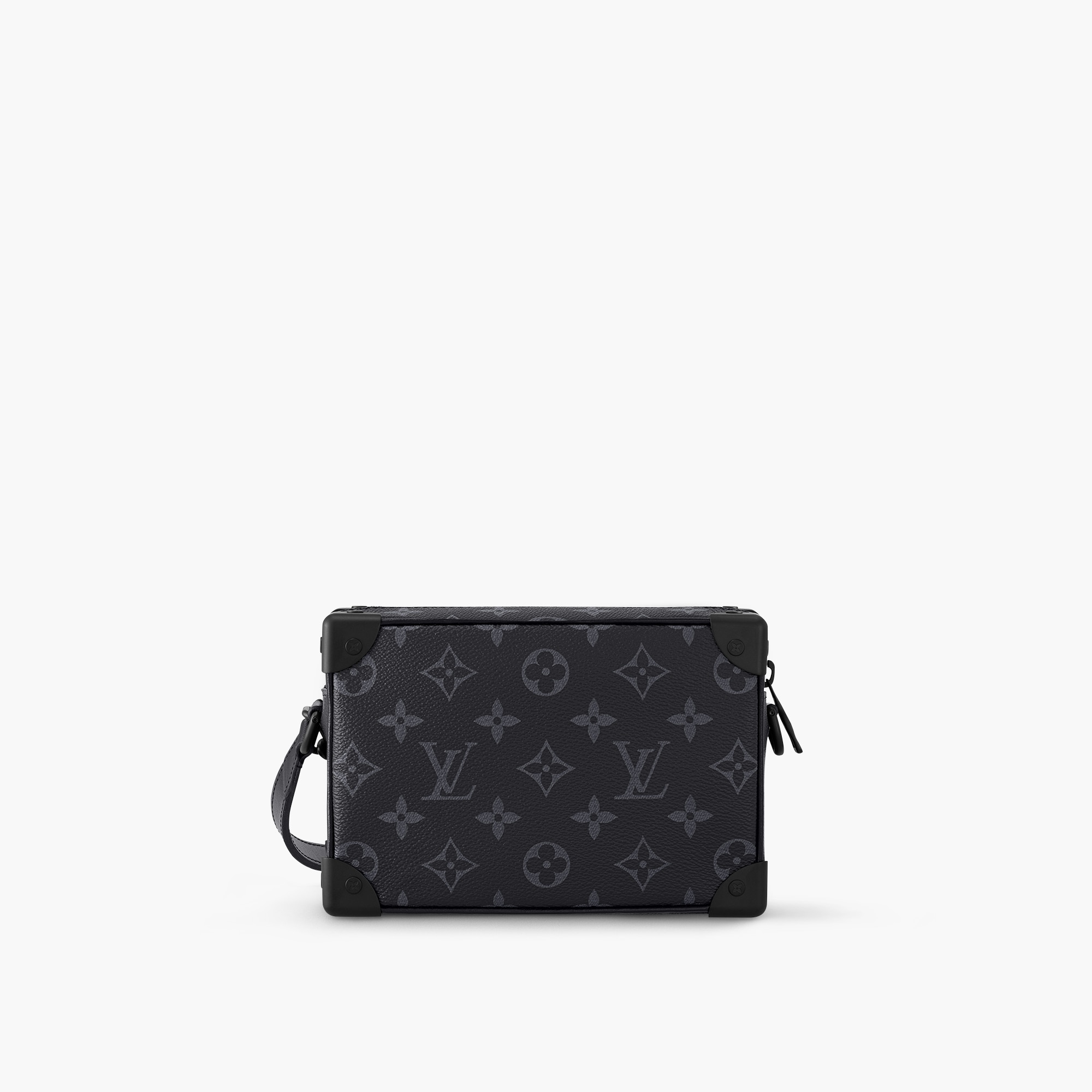 Women's Black Leather Zip Wallet Clémence Empreinte LOUIS