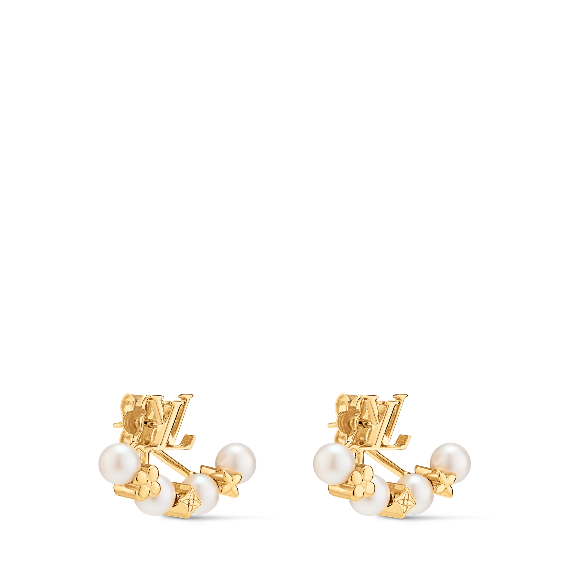 S00 Fashion Jewelry All Fashion Jewelry Minigram Pearls Earrings | Louis Vuitton ® (Product zoom)