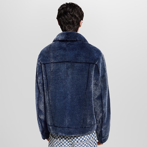 Ready-to-Wear Coats and Outerwear Mink Denim Trucker Jacket | Louis Vuitton ® (Product zoom)