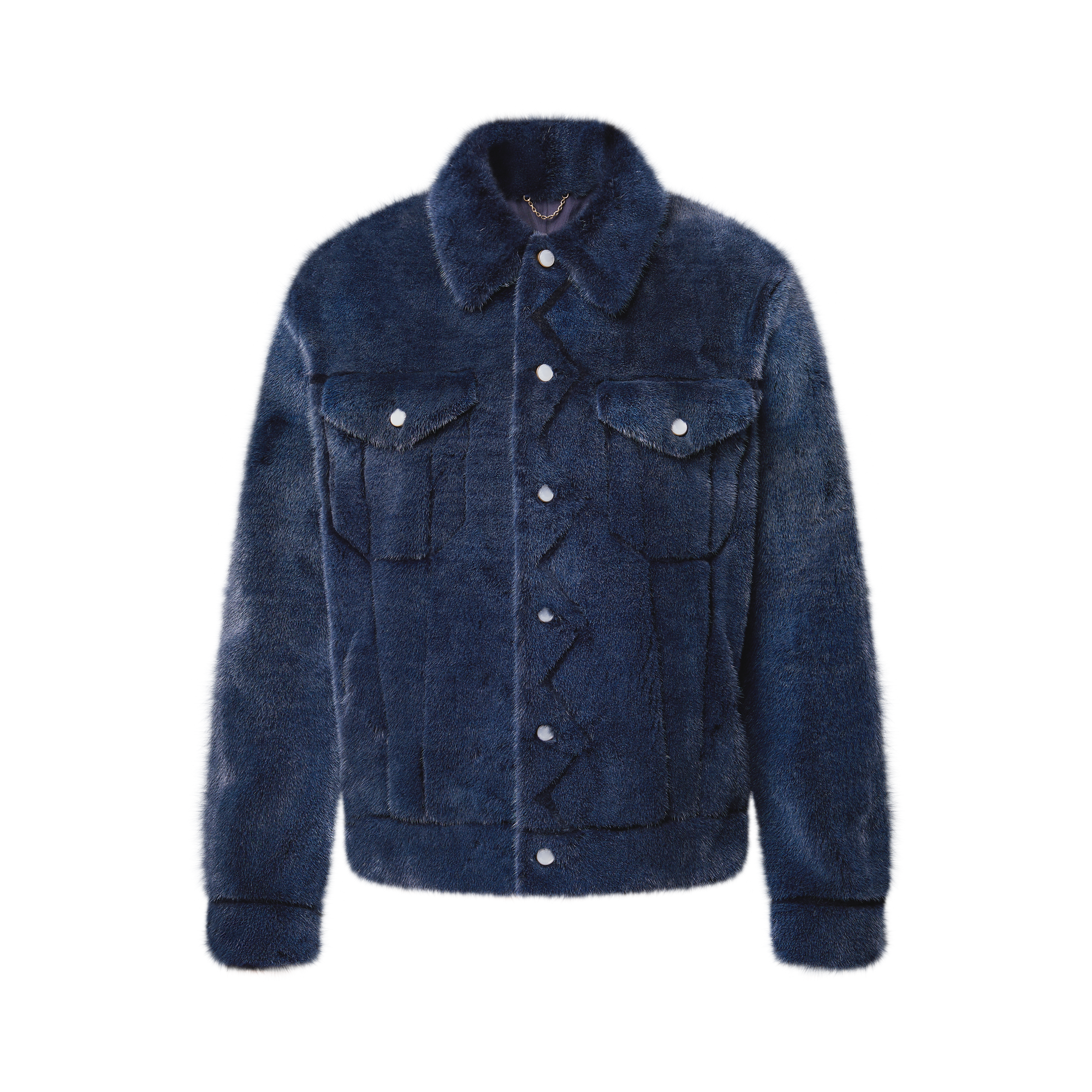 Mink Denim Trucker Jacket