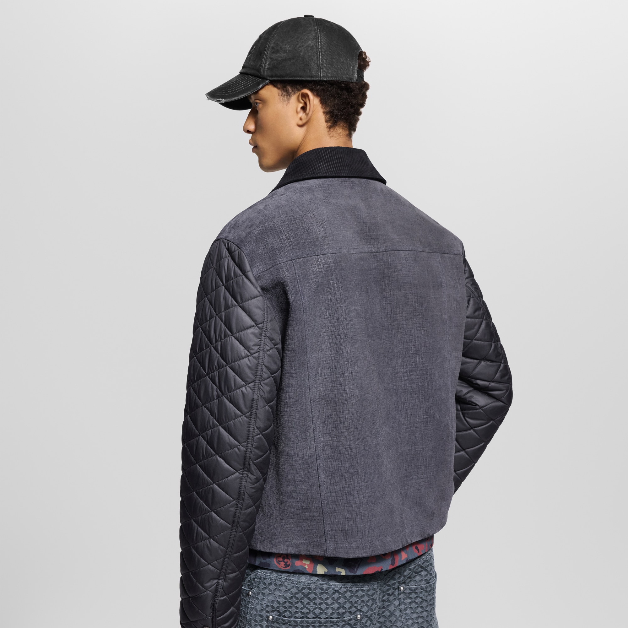  Ready-to-Wear Coats and Outerwear Mix Leather Workwear Blouson | Louis Vuitton ® (Product zoom)