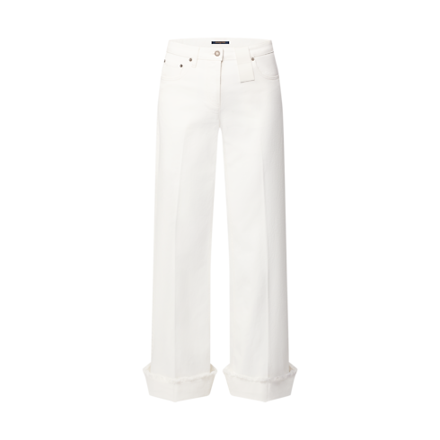 Ready-to-Wear Pants Monogram Accent Boot-Cut Jeans | Louis Vuitton ® (Product zoom)