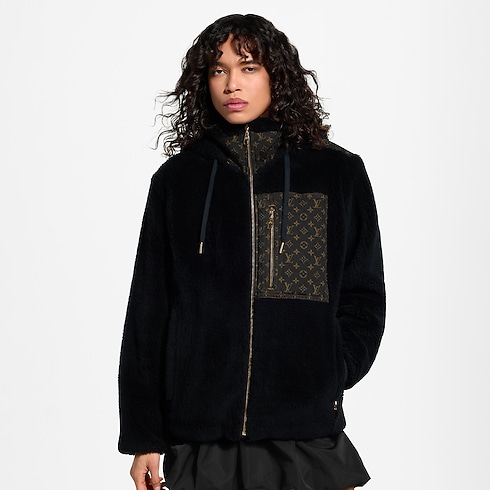 Ready-to-Wear Coats and Jackets Monogram Accent Fleece Jacket | Louis Vuitton ® (Product zoom)