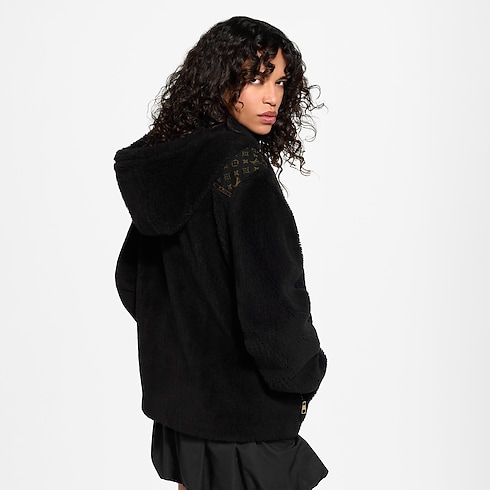 Ready-to-Wear Coats and Jackets Monogram Accent Fleece Jacket | Louis Vuitton ® (Product zoom)