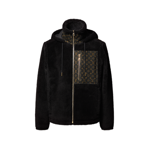 Ready-to-Wear Coats and Jackets Monogram Accent Fleece Jacket | Louis Vuitton ® (Product zoom)