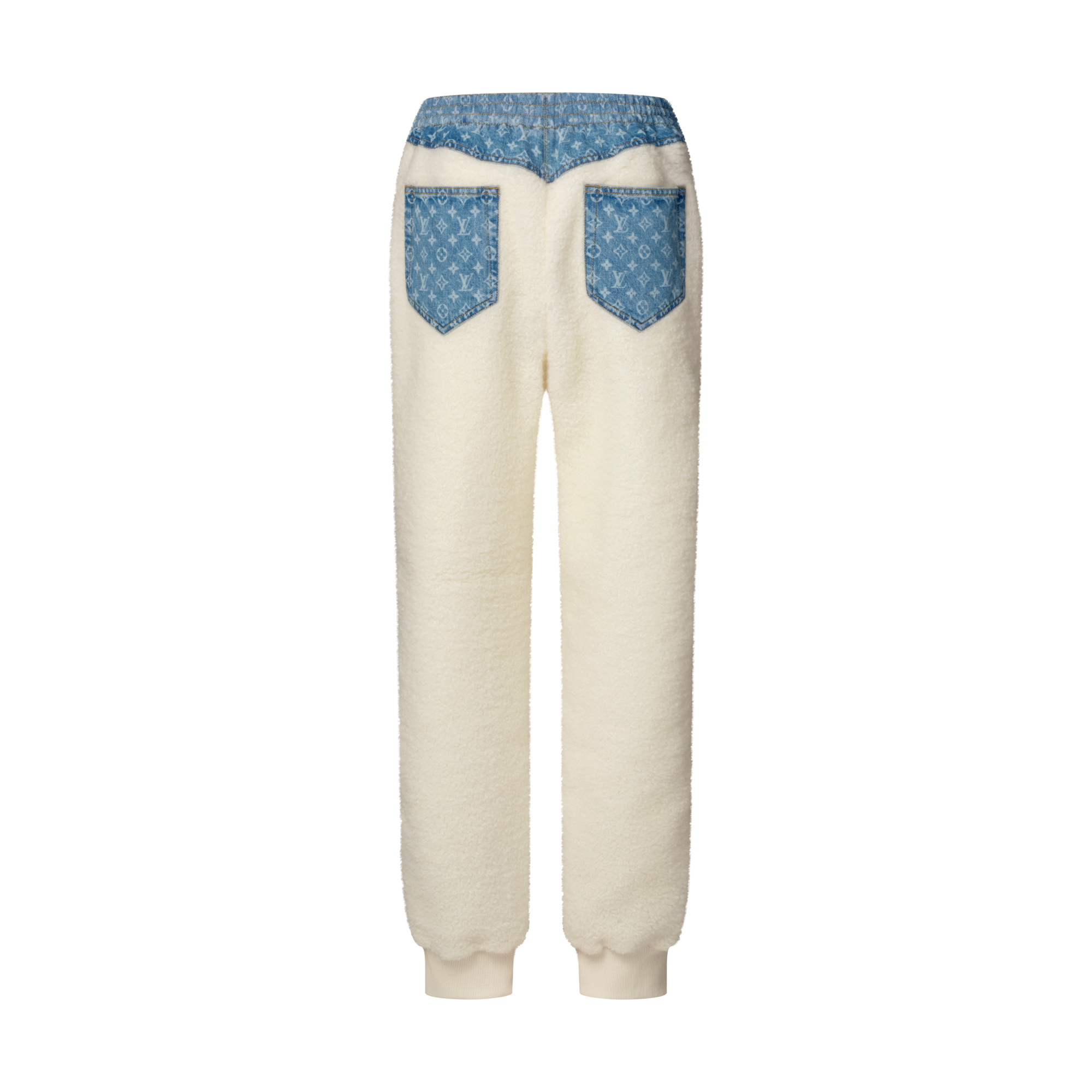  Ready-to-Wear Pants Monogram Accent Fleece Jogging Pants | Louis Vuitton ® (Product zoom)