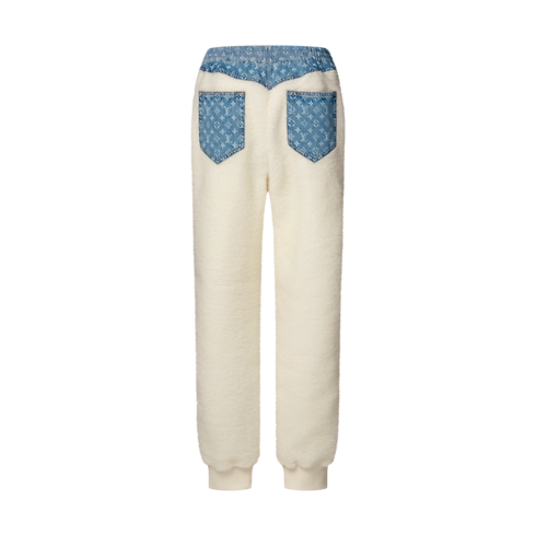 Ready-to-Wear Pants Monogram Accent Fleece Jogging Pants | Louis Vuitton ® (Product zoom)