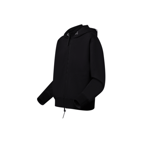 Ready-to-Wear Coats and Jackets Monogram Accent Hoodie | Louis Vuitton ® (Product zoom)