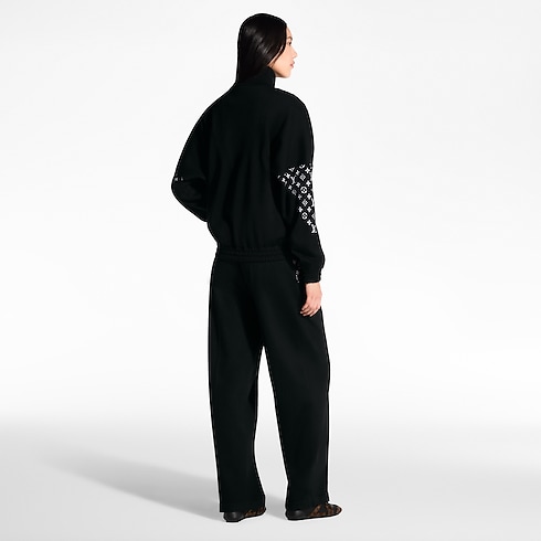Ready-to-Wear Coats and Jackets Monogram Accent Knit Jacket | Louis Vuitton ® (Product zoom)