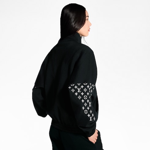 Ready-to-Wear Coats and Jackets Monogram Accent Knit Jacket | Louis Vuitton ® (Product zoom)