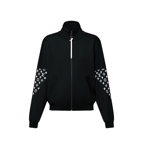 Ready-to-Wear Coats and Jackets Monogram Accent Knit Jacket | Louis Vuitton ® (Product zoom)