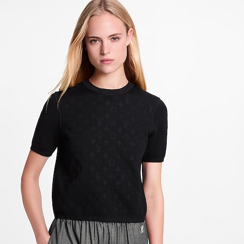 Ready-to-Wear Tops Monogram Accent Knit Top | Louis Vuitton ® (Product zoom)
