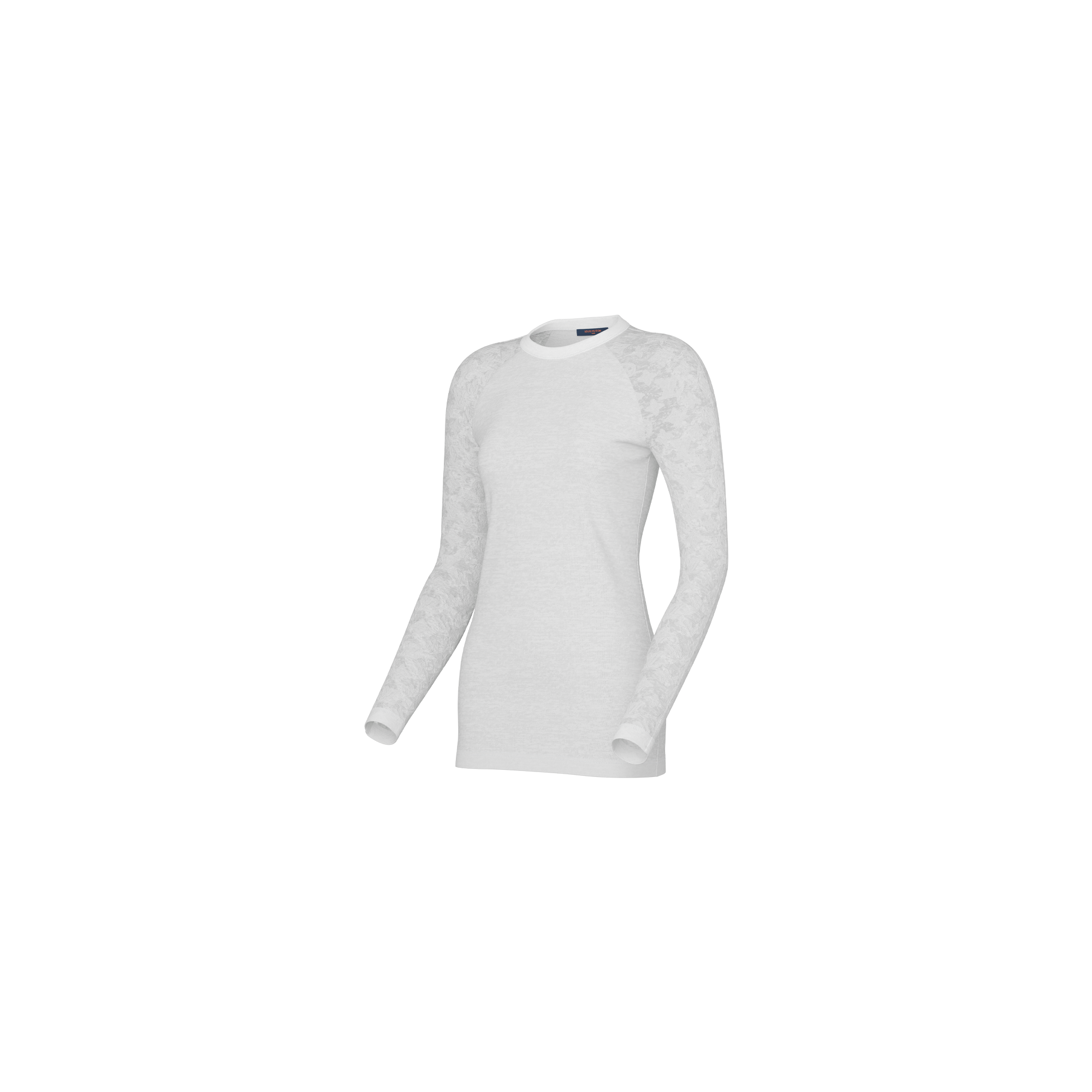 Ready-to-Wear Tops Monogram Accent Long-Sleeved Top  | Louis Vuitton ® (Product zoom)