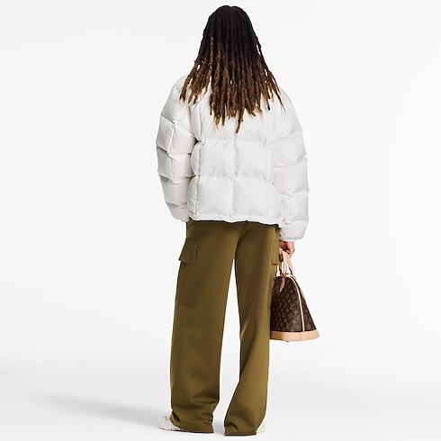 Ready-to-Wear Coats and Jackets Monogram Accent Pillow Puffer Jacket | Louis Vuitton ® (Product zoom)