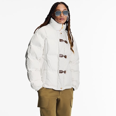 Ready-to-Wear Coats and Jackets Monogram Accent Pillow Puffer Jacket | Louis Vuitton ® (Product zoom)