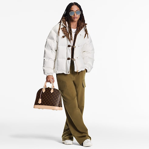 Ready-to-Wear Coats and Jackets Monogram Accent Pillow Puffer Jacket | Louis Vuitton ® (Product zoom)