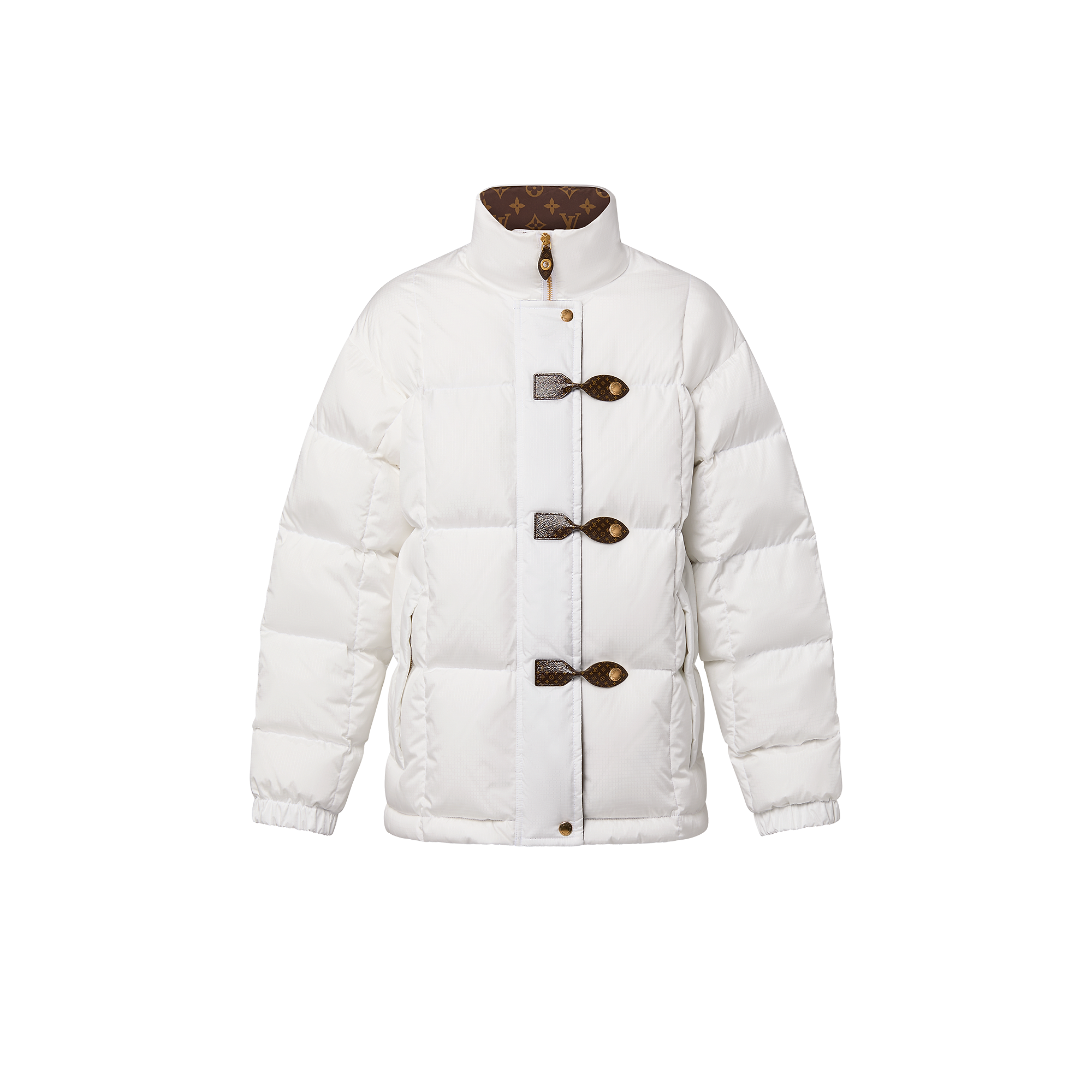 Monogram Accent Pillow Puffer Jacket