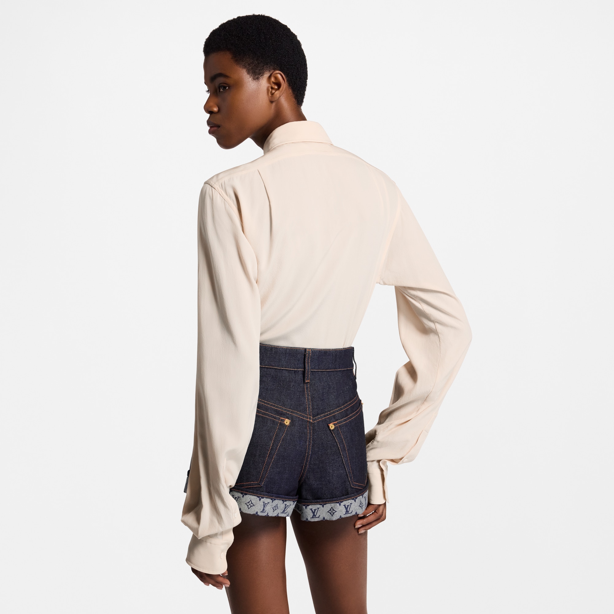  Ready-to-Wear Tops Monogram Accent Shirt | Louis Vuitton ® (Product zoom)