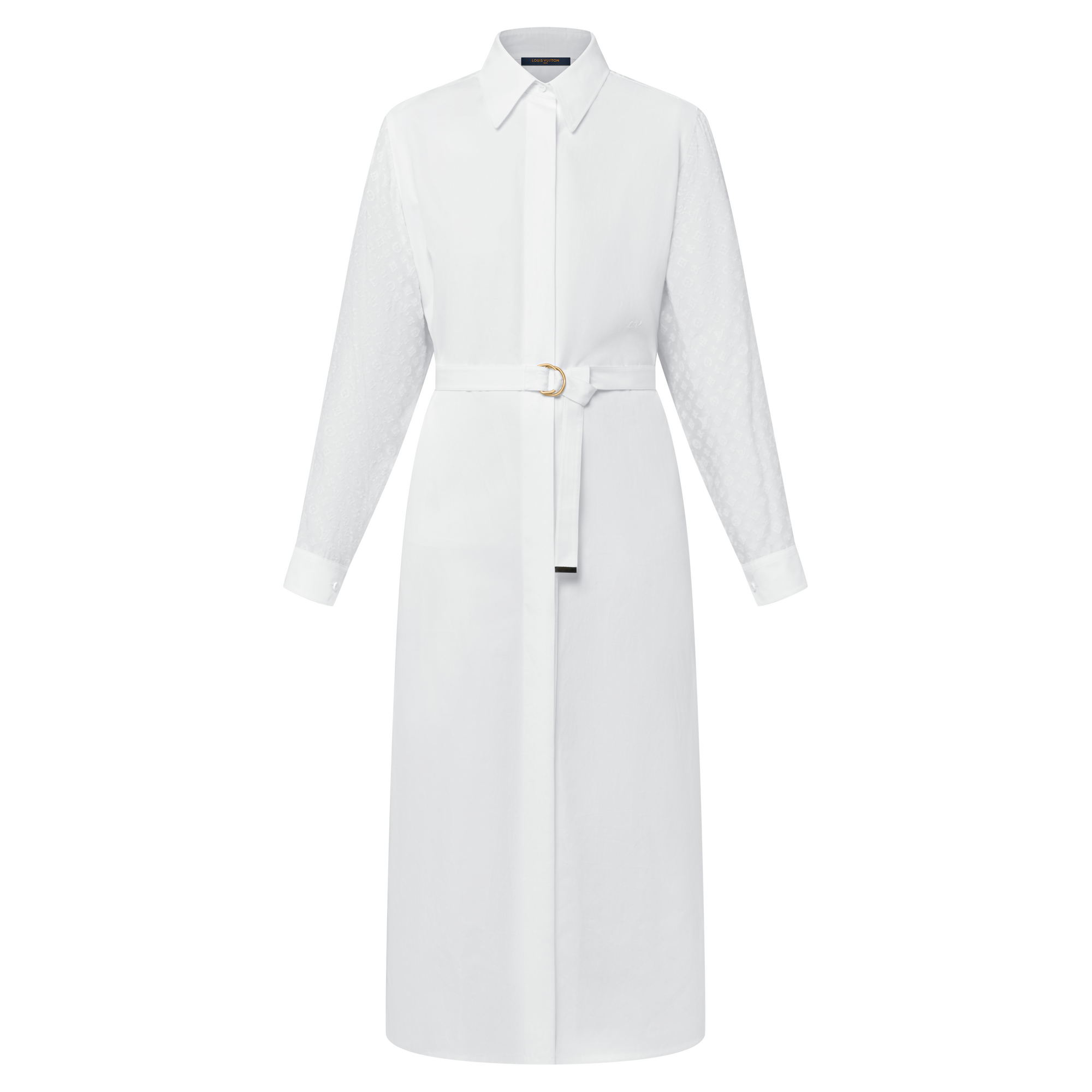  Ready-to-Wear Dresses Monogram Accent Shirt Dress  | Louis Vuitton ® (Product zoom)