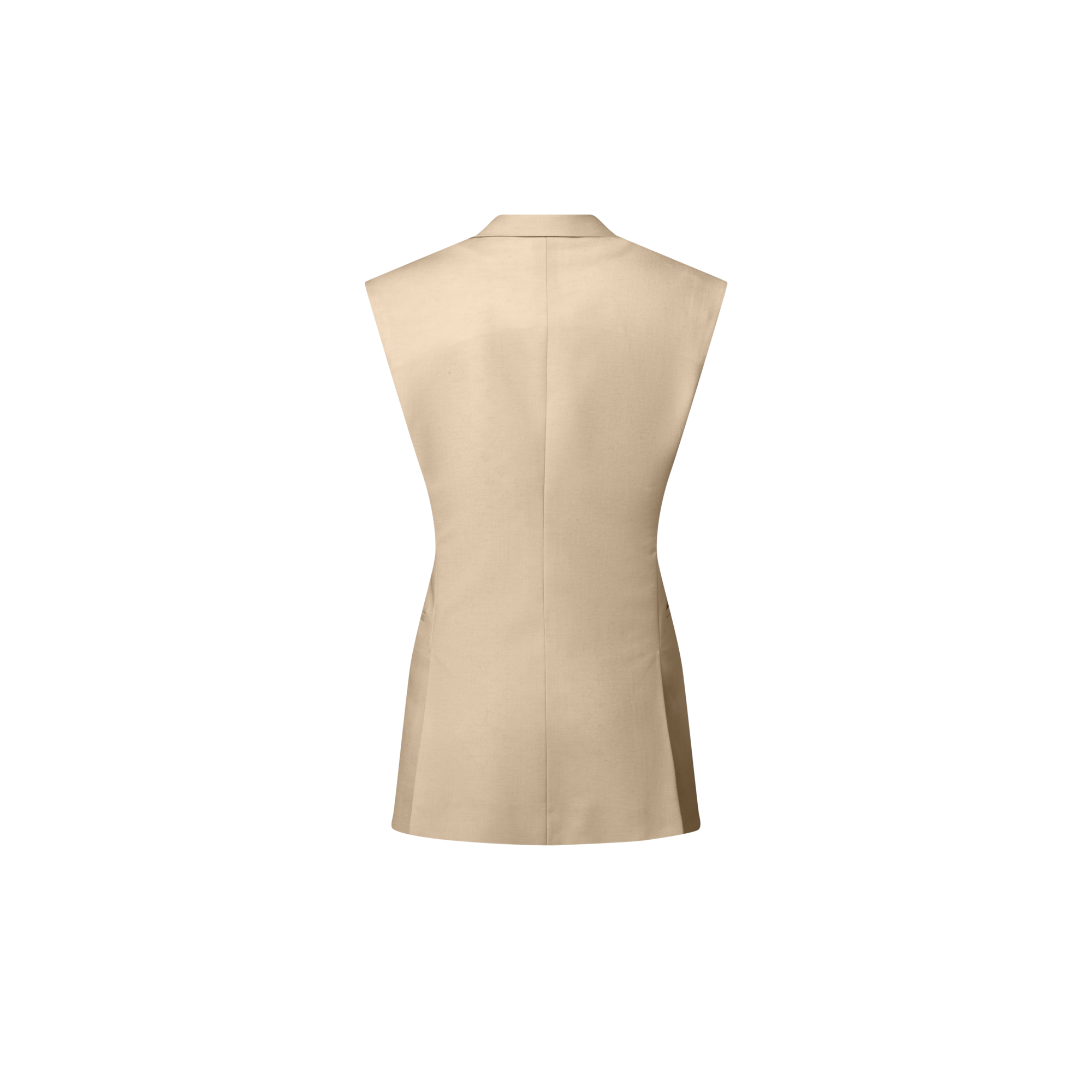  Ready-to-Wear Coats and Jackets Monogram Accent Sleeveless Blazer | Louis Vuitton ® (Product zoom)