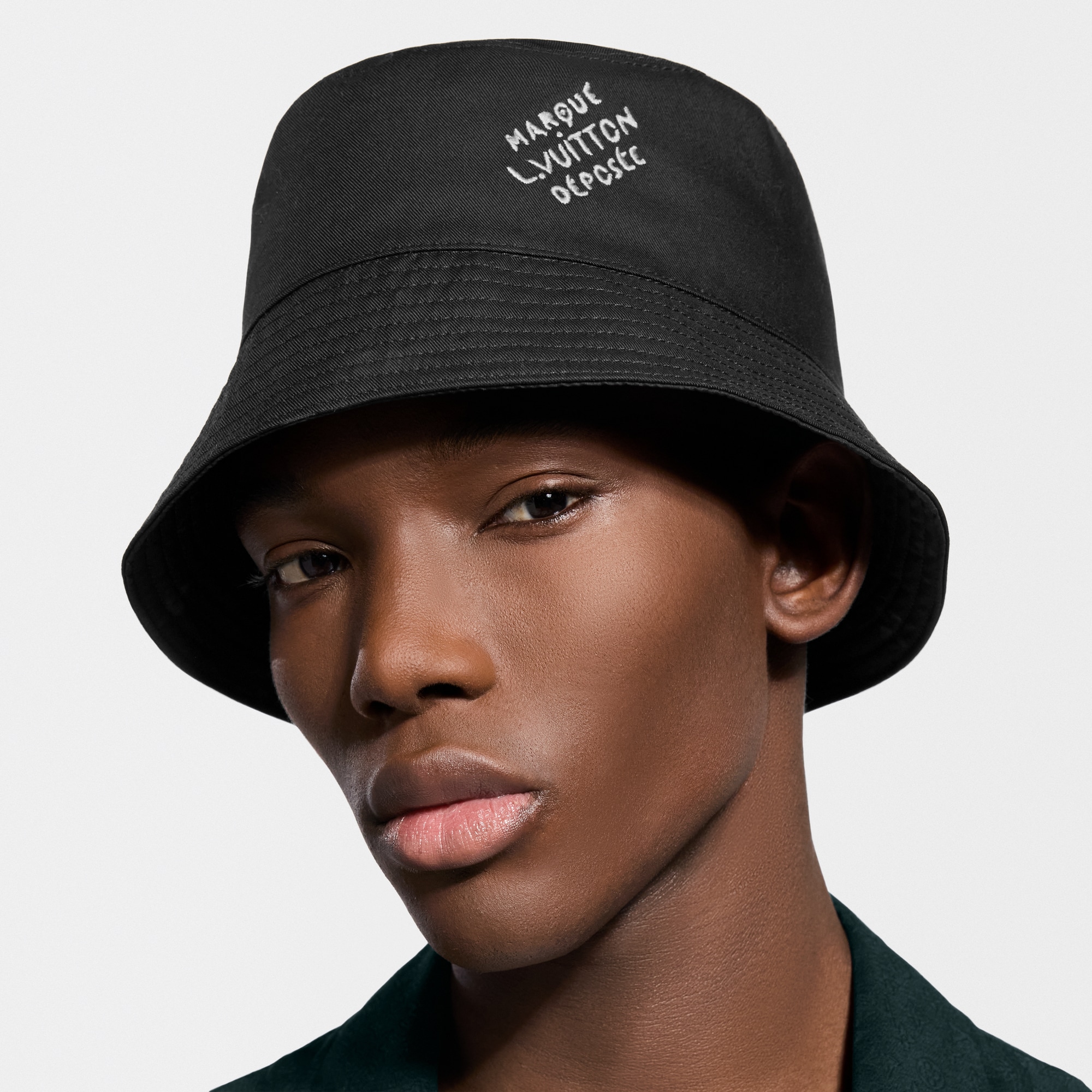 Louis Vuitton Black LV Monogram\'Since 1984\' Bucket Hat S sz LV League Bucket Hat S00 - Women - Accessories | LOUIS VUITTON ® main image 2