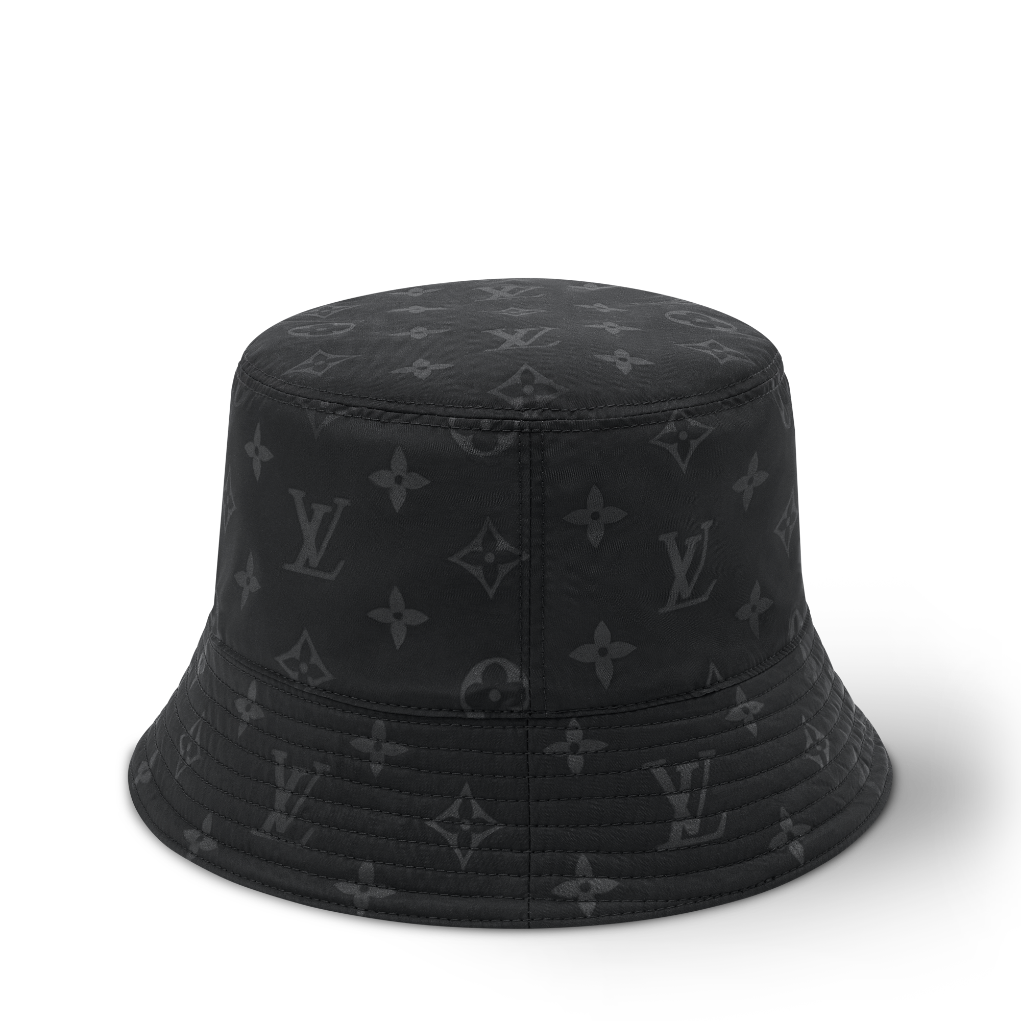 Louis Vuitton empty top hat Louis Vuitton 2022 Monogram Trail Visor - Black Hats  main image 2