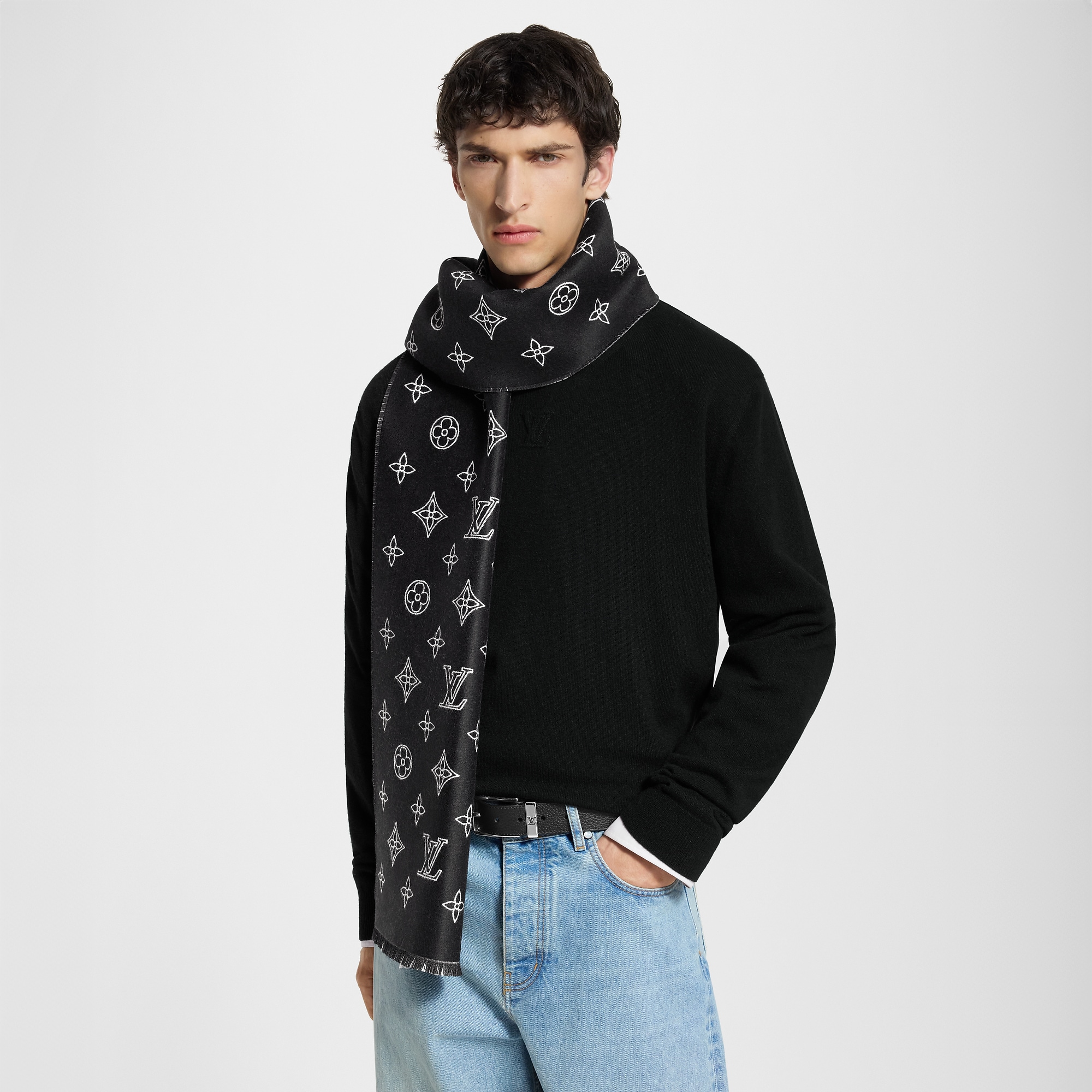 Monogram Blast Scarf