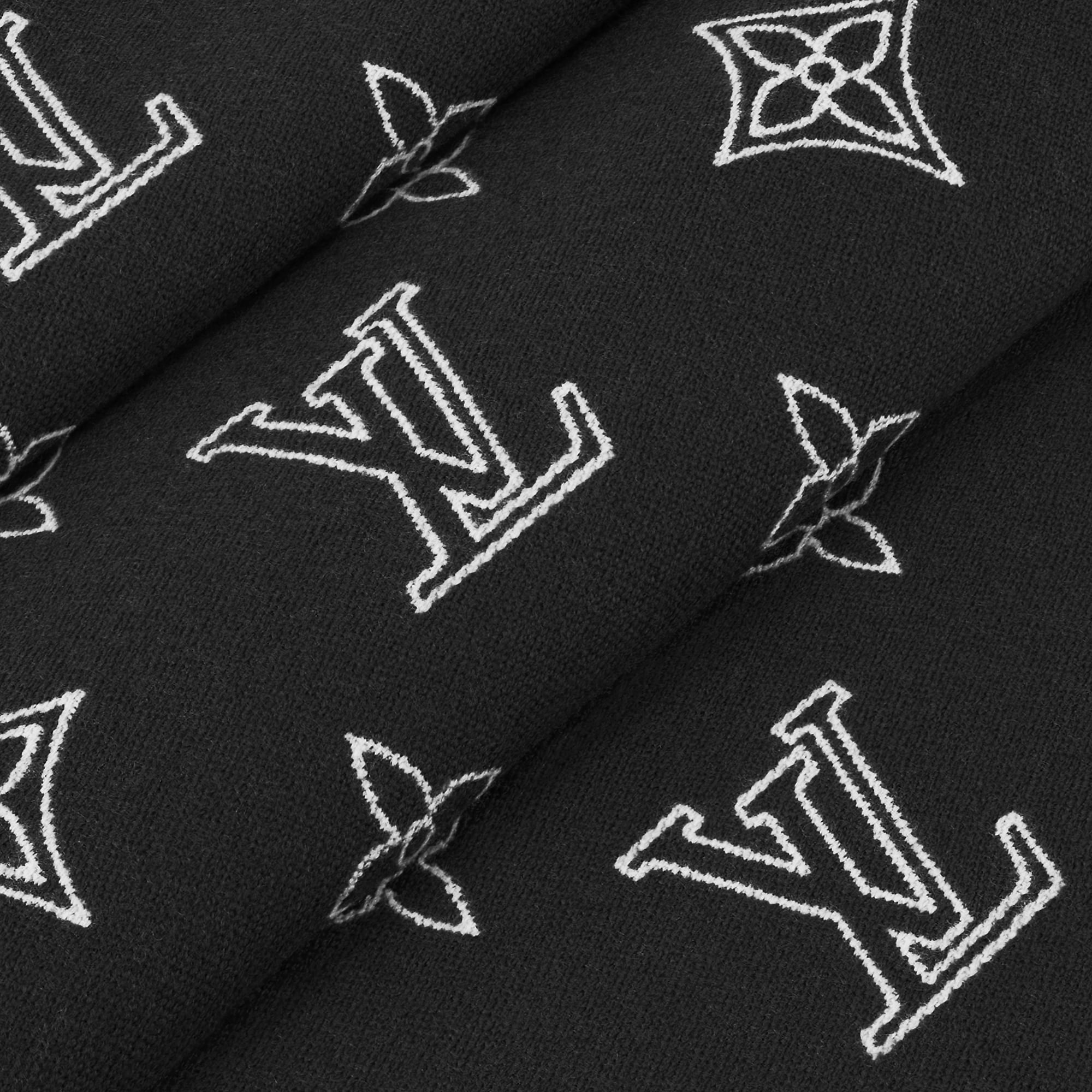 Monogram Blast Scarf