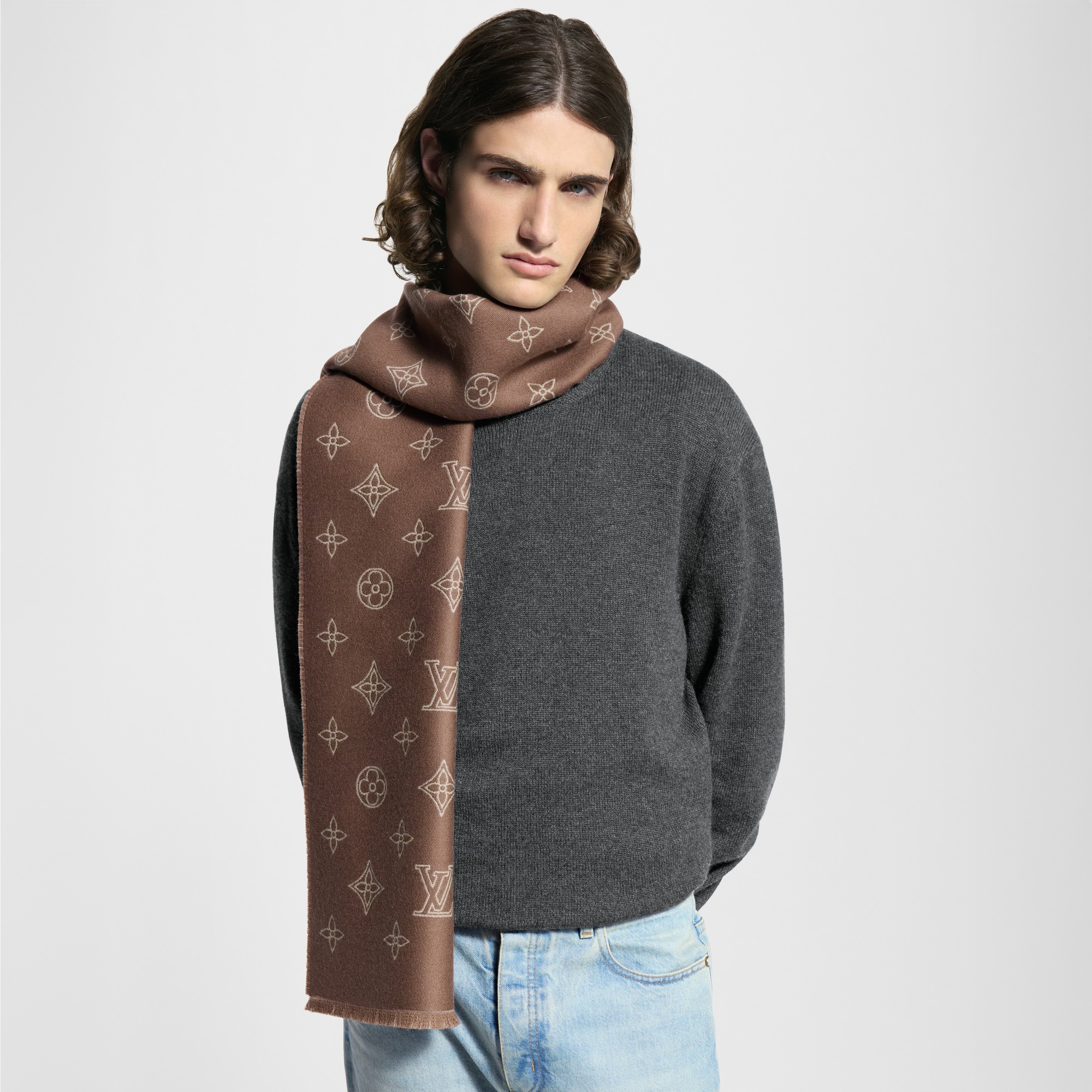 S00 Accessories Scarves Monogram Blast Scarf | Louis Vuitton ® (Product zoom)