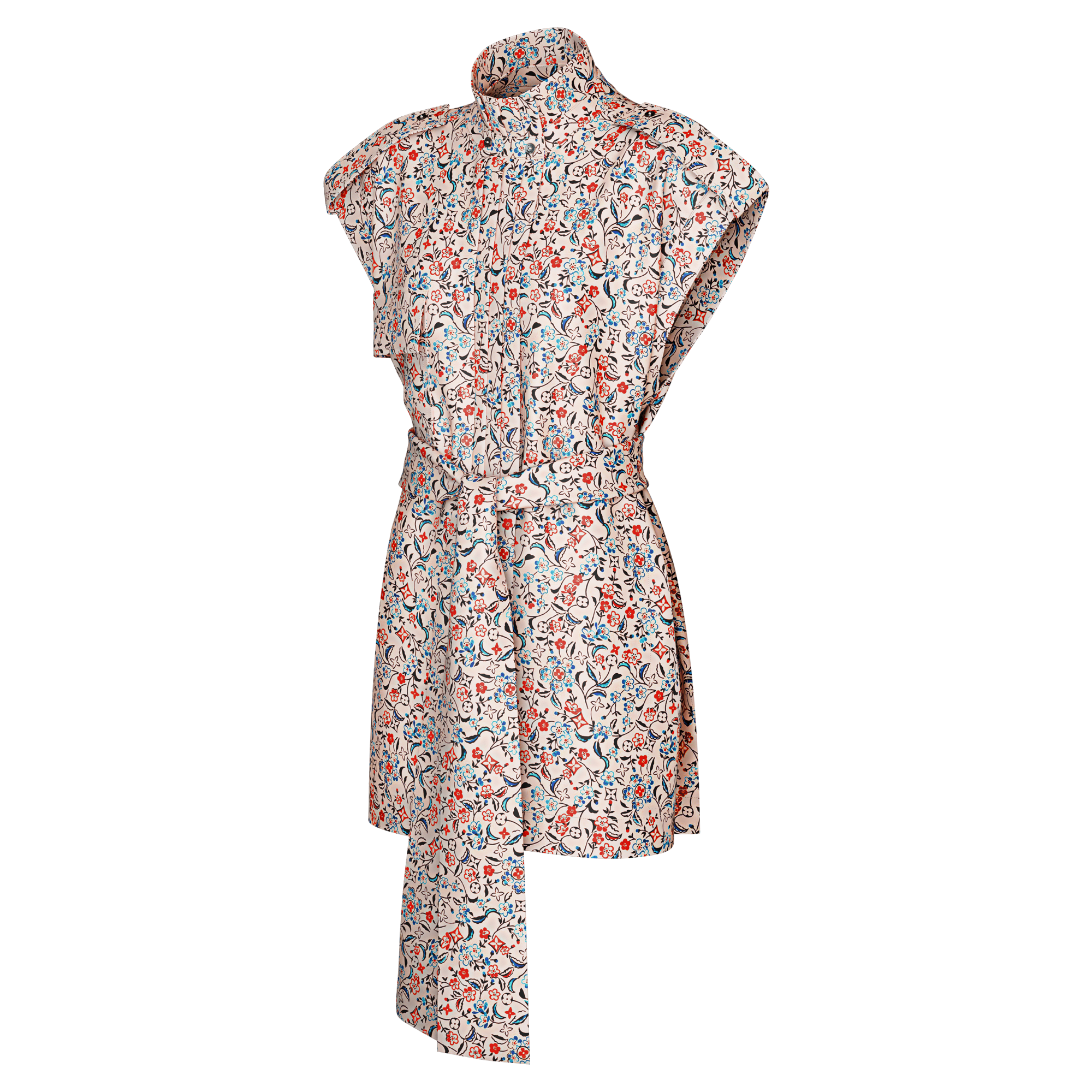  Ready-to-Wear Dresses Monogram Bloom Belted Dress  | Louis Vuitton ® (Product zoom)